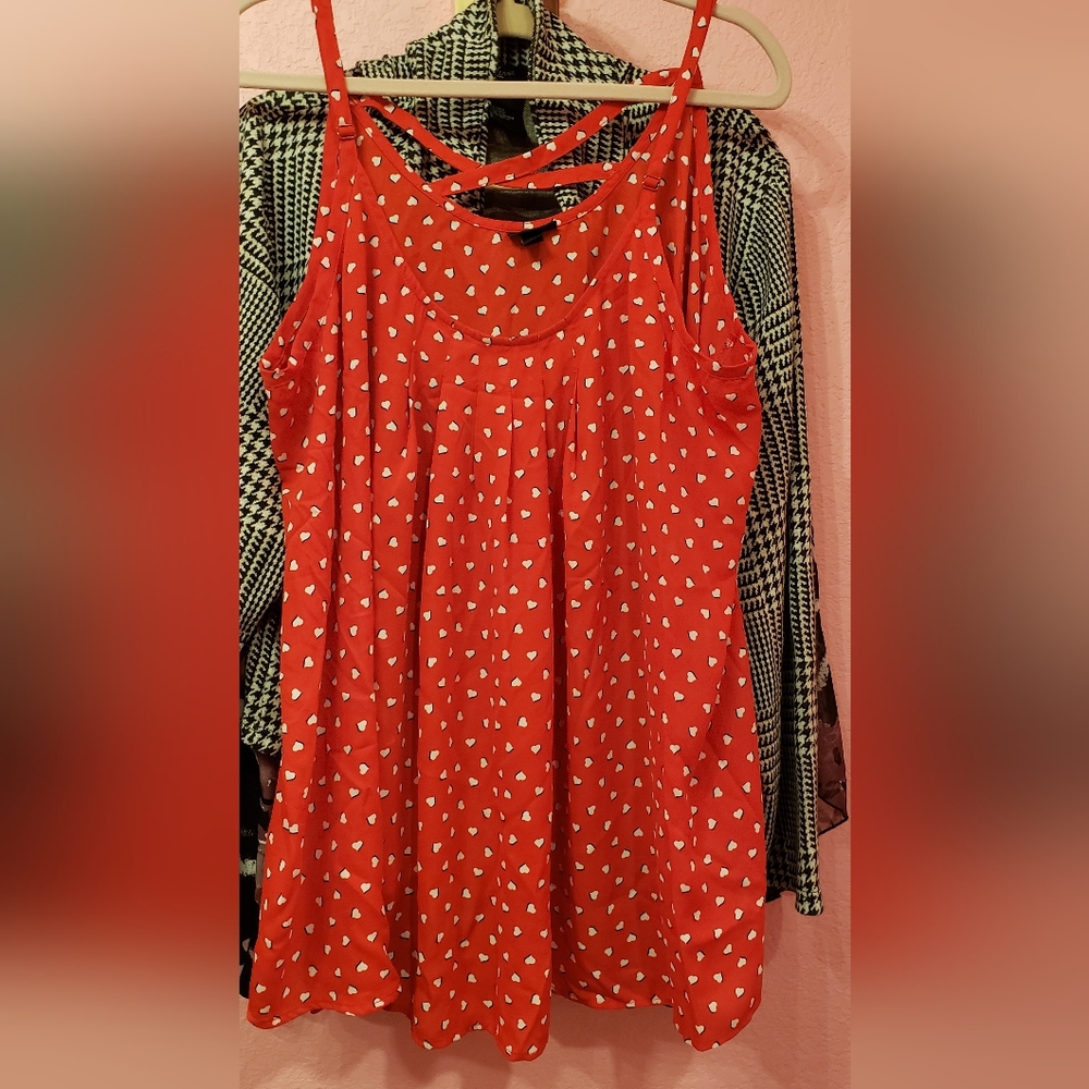 Valentines Galentines Day Swing Cami Tank Torrid Size 3